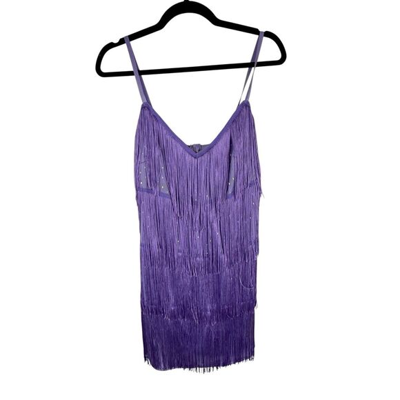 Purple Fringe Costume- Taylor Swift- size L - Picture 3 of 9